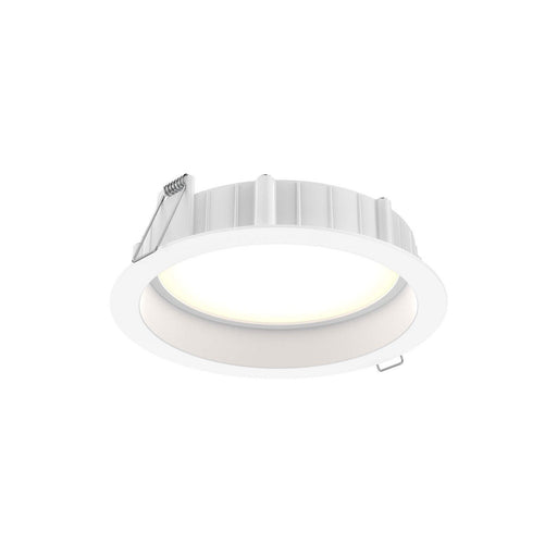 Notch 6" Multi-Voltage Round Regressed Panel Recessed Light in White