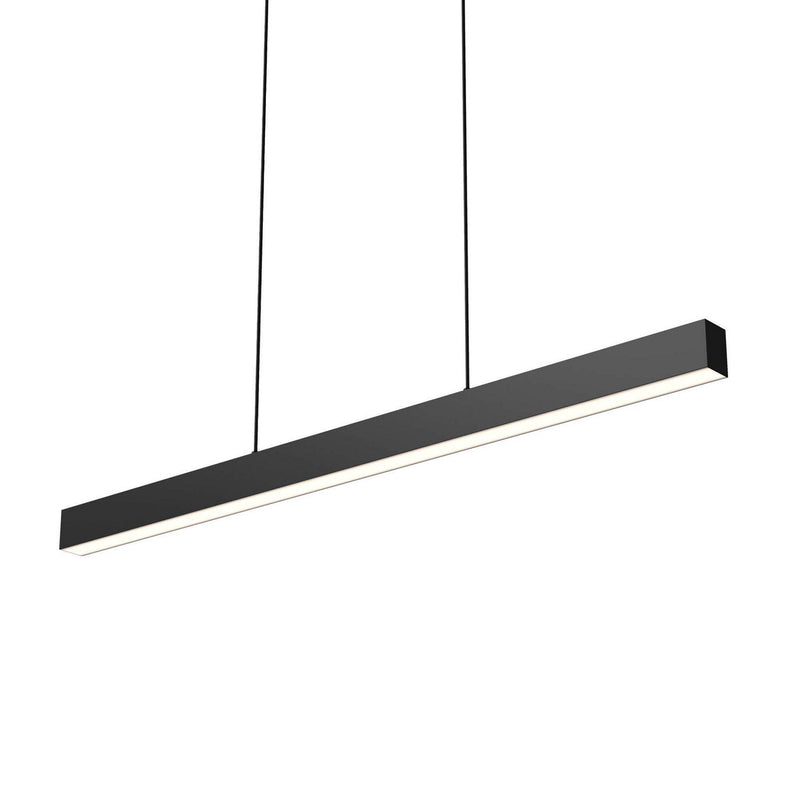 Boulevard Pendant 48" Multi-Voltage Linear Pendant in Black