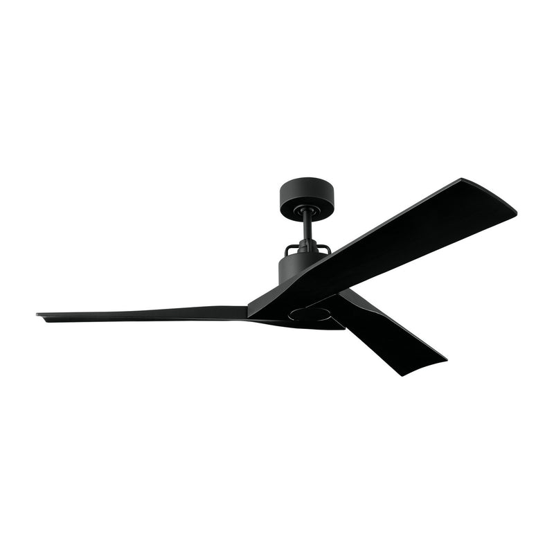 Alma Smart 52" Ceiling Fan in Midnight Black - Lamps Expo