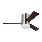 Era 44" Hugger LED Ceiling Fan in Brushed Steel