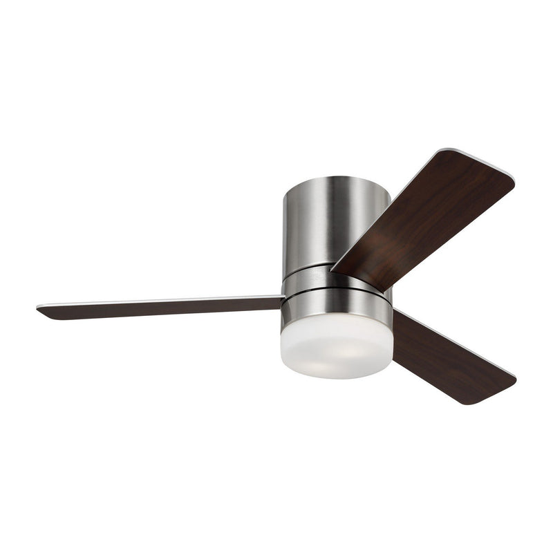 Era 44" Hugger LED Ceiling Fan in Brushed Steel