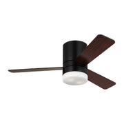 Era 44" Hugger LED Ceiling Fan in Midnight Black