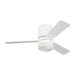 Era 44 Hugger LED 44" Ceiling Fan in Matte White
