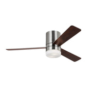 Era 52 Hugger LED 52" Ceiling Fan in Brushed Steel