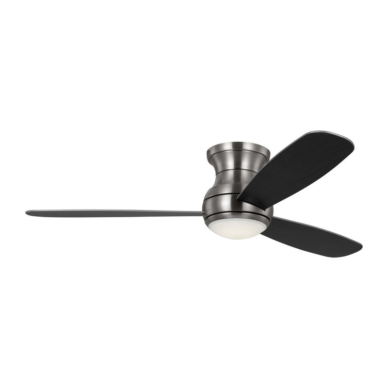 Orbis 52 Hugger LED 52" Ceiling Fan in Brushed Steel
