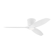 Titus 52" LED Hugger Ceiling Fan in Matte White