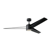 Armstrong 60" LED Ceiling Fan in Midnight Black