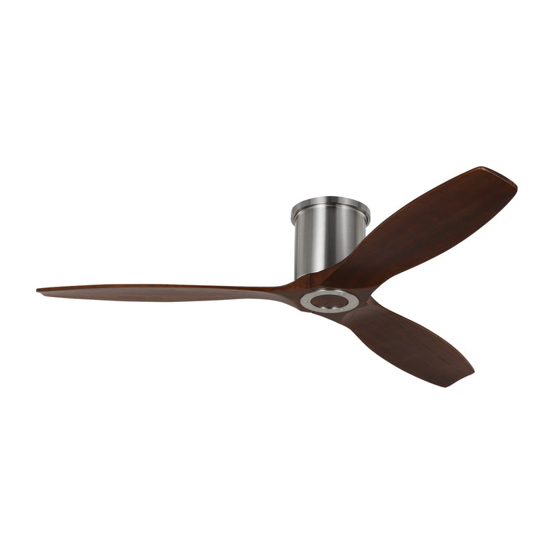 Collins Smart Hugger 52" Ceiling Fan in Brushed Steel - Lamps Expo