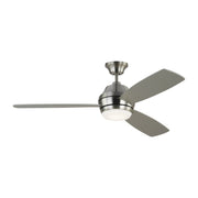 Ikon 52" LED Ceiling Fan in Brushed Steel