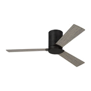 Rozzen 52" Hugger Ceiling Fan in Aged Pewter