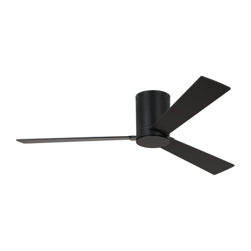 Rozzen Hugger 52" Ceiling Fan in Midnight Black