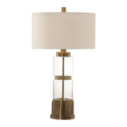 Uttermost's Vaiga Glass Column Lamp - Lamps Expo