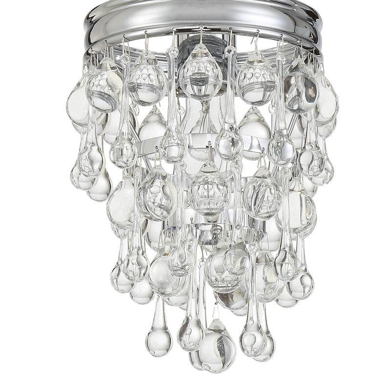 Calypso 1 Light 7.25" Pendant in Polished Chrome