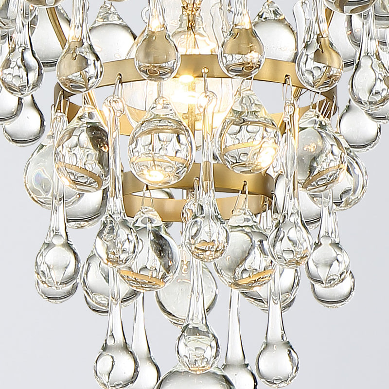 Calypso 1 Light 7.25" Semi Flush Mount in Vibrant Gold