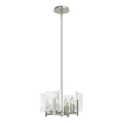 Arc 4-Light 13.5" Convertible Chandelier in Sterling