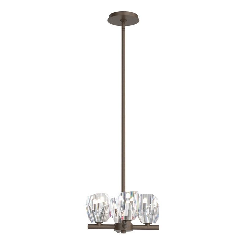 Gatsby 4-Light 11.6" Mini Chandelier in Bronze