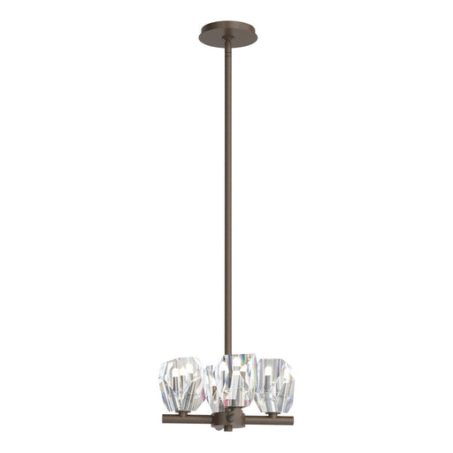 Gatsby 4-Light 11.6" Mini Chandelier in Bronze