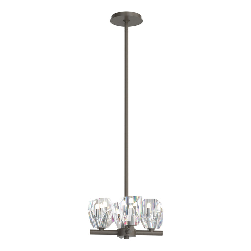Gatsby 4-Light 11.6" Mini Chandelier in Dark Smoke