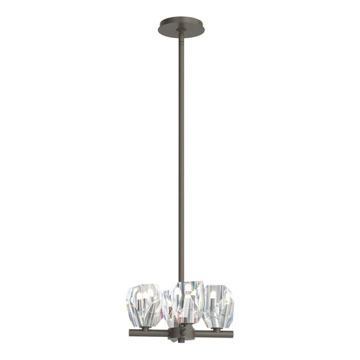 Gatsby 4-Light 11.6" Mini Chandelier in Dark Smoke