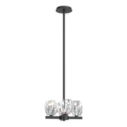Gatsby 4-Light 11.6" Mini Chandelier in Black