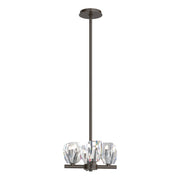Gatsby 4-Light 11.6" Mini Chandelier in Oil Rubbed Bronze