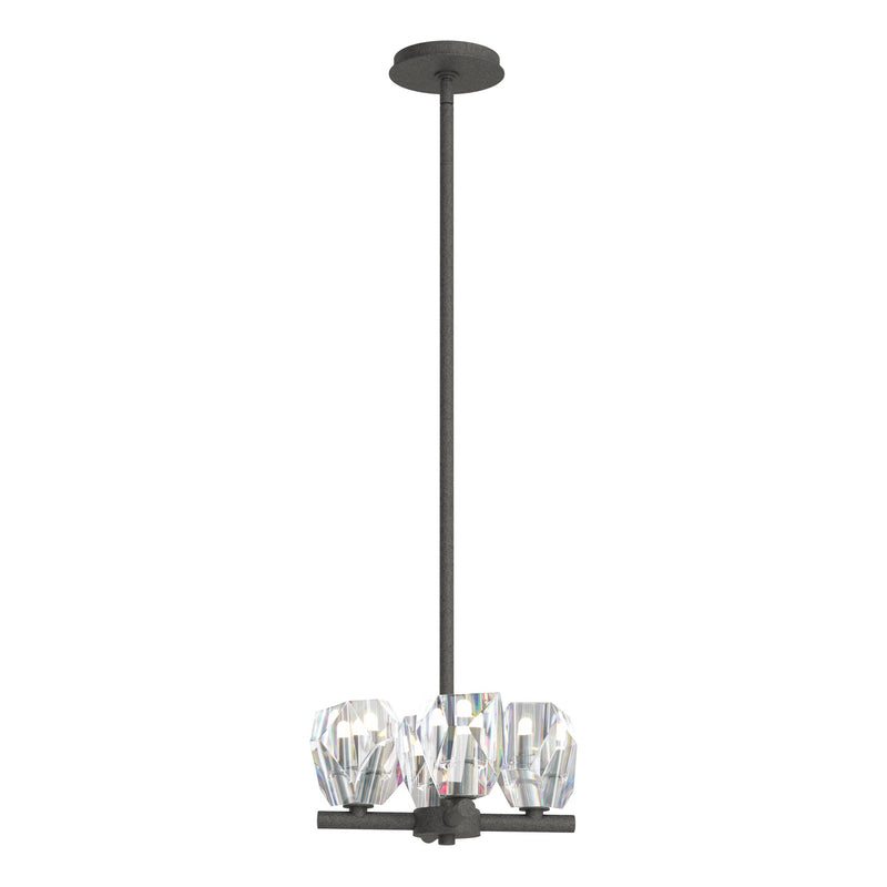 Gatsby 4-Light 11.6" Mini Chandelier in Natural Iron