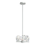 Gatsby 4-Light 11.6" Mini Chandelier in Vintage Platinum