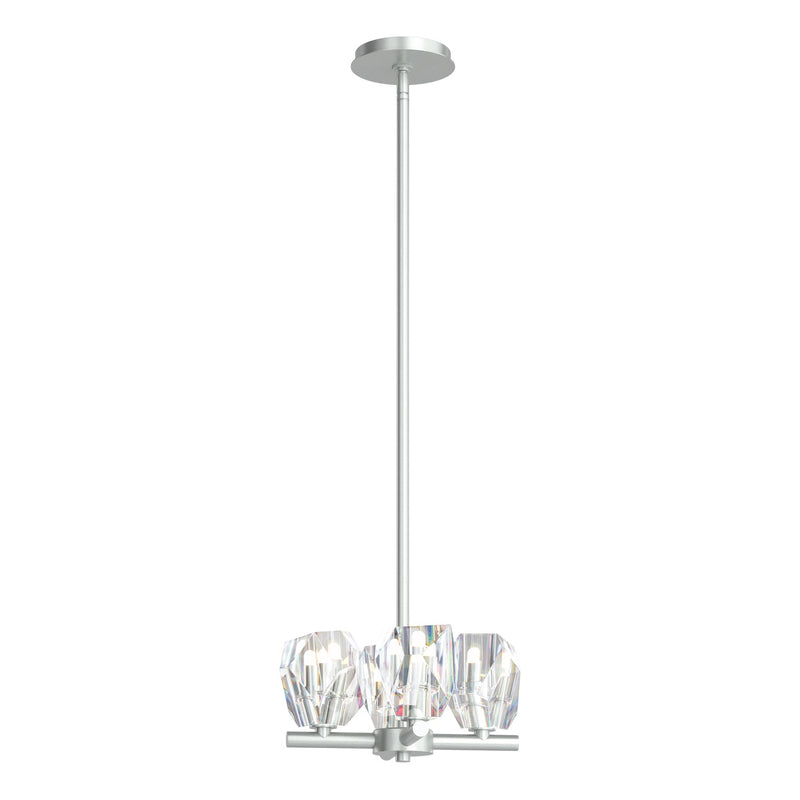 Gatsby 4-Light 11.6" Mini Chandelier in Vintage Platinum