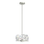Gatsby 4-Light 11.6" Mini Chandelier in Sterling