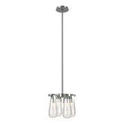 Eos 4-Light 12" Mini Chandelier in Vintage Platinum