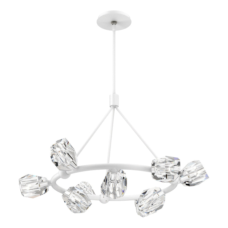 Gatsby Ring 9-Light 31.7" Chandelier in White