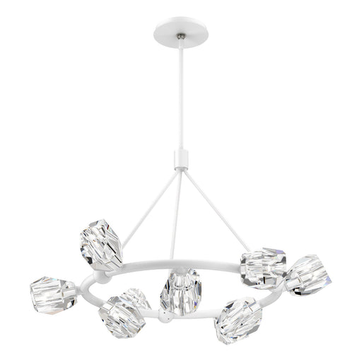 Gatsby Ring 9-Light 31.7" Chandelier in White