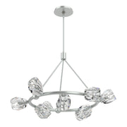 Gatsby Ring 9-Light 31.7" Chandelier in Vintage Platinum