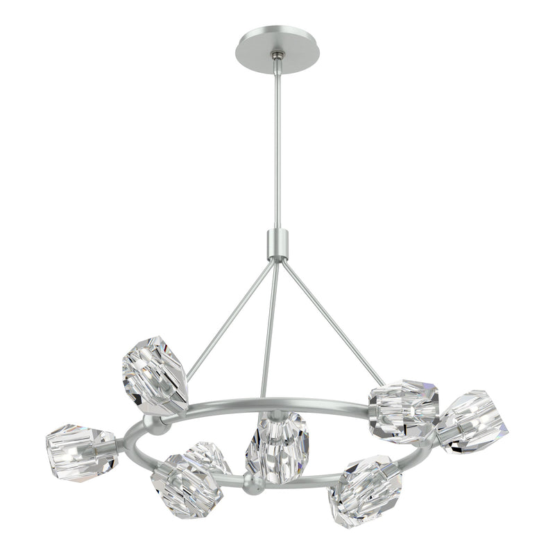 Gatsby Ring 9-Light 31.7" Chandelier in Vintage Platinum