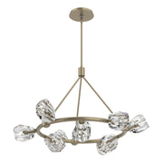 Gatsby Ring 9-Light 31.7" Chandelier in Soft Gold