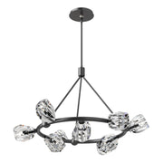 Gatsby Ring 9-Light 31.7" Chandelier in Ink