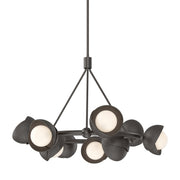 Brooklyn 9-Light 32" Double Shade Ring Chandelier in Oil Rubbed Bronze