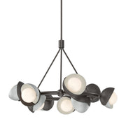 Brooklyn 9-Light 32" Double Shade Ring Chandelier in Oil Rubbed Bronze
