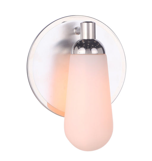 Riggs 1 Light 7.25" Wall Sconce in Brushed Polished Nickel / Polished Nickel