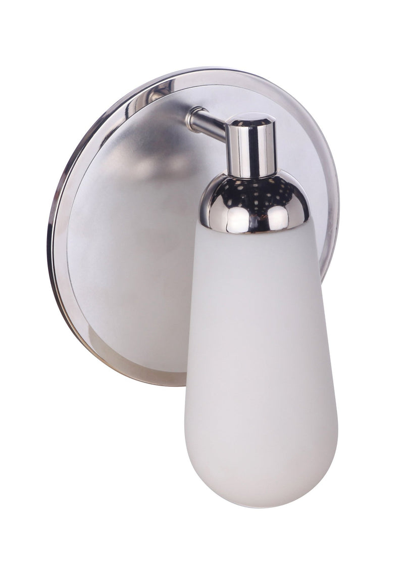 Riggs 1 Light 7.25" Wall Sconce in Brushed Polished Nickel / Polished Nickel