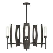 Passage 5-Light 30" Chandelier in Dark Smoke