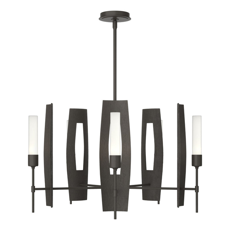 Passage 5-Light 30" Chandelier in Dark Smoke