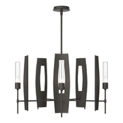 Passage 5-Light 30" Chandelier in Dark Smoke