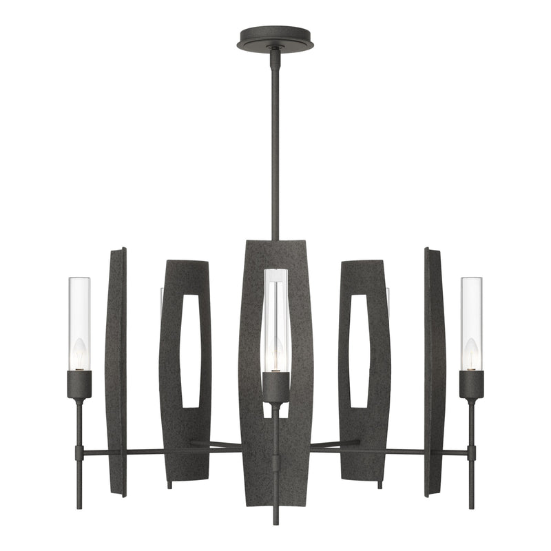 Passage 5-Light 30" Chandelier in Natural Iron