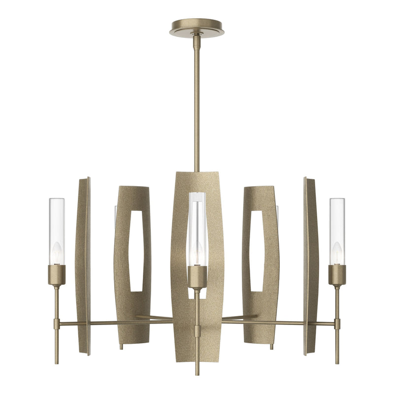 Passage 5-Light 30" Chandelier in Soft Gold