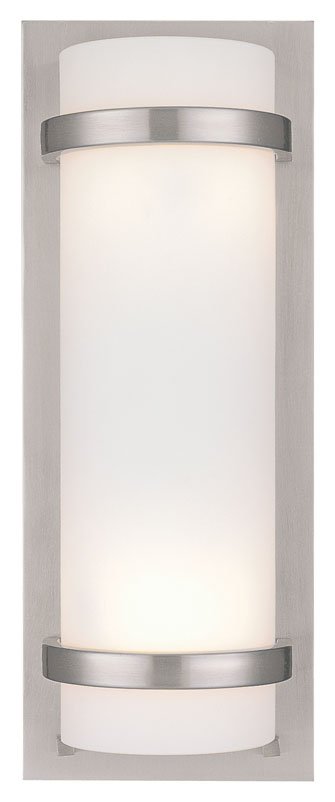 Fieldale Lodge 2-Light Wall Sconce in Brushed Nickel