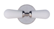 Riggs 2 Light 16" Linear Vanity in Brushed Polished Nickel / Polished Nickel