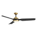 Fremont 60" Ceiling Fan in Brushed Gold - Lamps Expo
