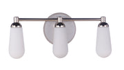 Riggs 3 Light 21.5" Vanity in Brushed Polished Nickel / Polished Nickel