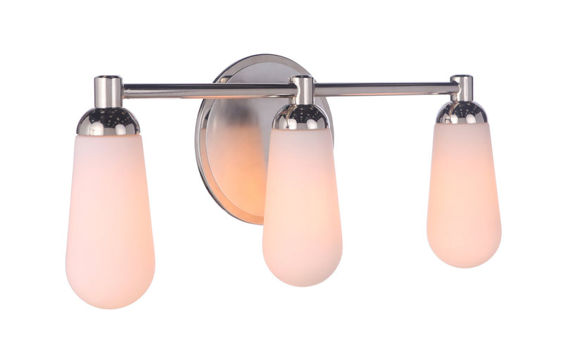Riggs 3 Light 21.5" Vanity in Brushed Polished Nickel / Polished Nickel